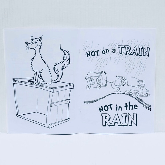 Dr. Seuss Green Eggs and Ham coloring & activity Book with crayons - Picture 5 of 10